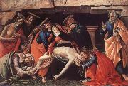 Sandro Botticelli Lamentation over the Dead Christ with Saints USA oil painting artist